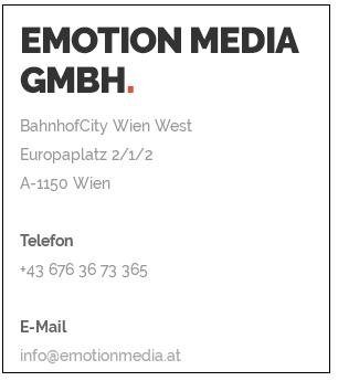 Emotion Media Impressum Webseite Rand